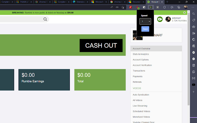 Rumble video accelerator from Chrome web store to be run with OffiDocs Chromium online Rumble video accelerator from Chrome web store to be run with OffiDocs Chromium online