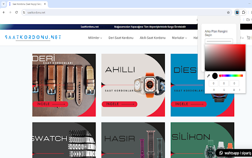 Saat Kordonu Arayüz App from Chrome web store to be run with OffiDocs Chromium online Saat Kordonu Arayüz App from Chrome web store to be run with OffiDocs Chromium online