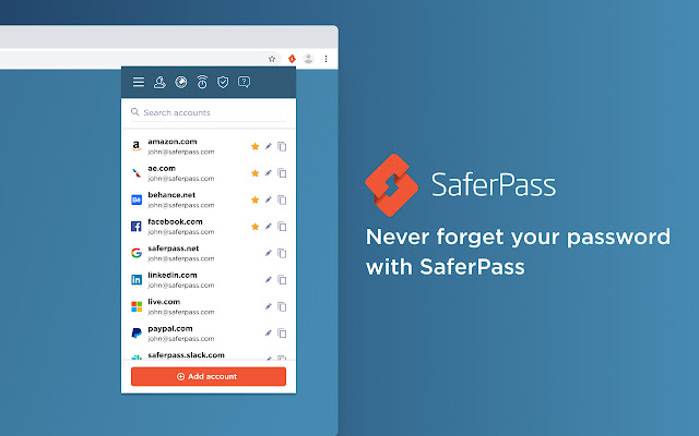 SaferPass: Password Manager from Chrome web store to be run with OffiDocs Chromium online SaferPass: Password Manager from Chrome web store to be run with OffiDocs Chromium online