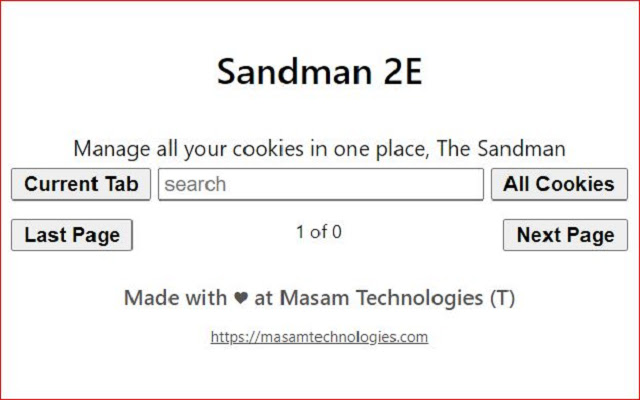 Sandman Privacy 2E from Chrome web store to be run with OffiDocs Chromium online Sandman Privacy 2E from Chrome web store to be run with OffiDocs Chromium online