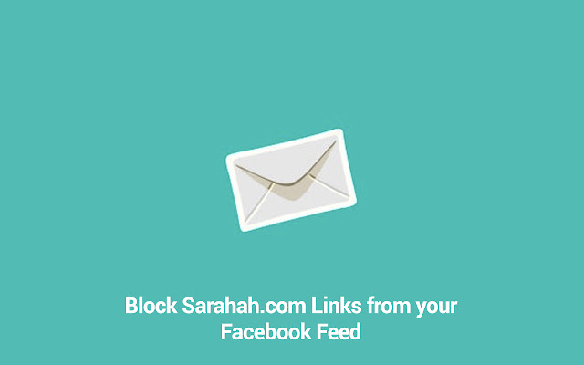 Sarahah Facebook Feed Blocker from Chrome web store to be run with OffiDocs Chromium online Sarahah Facebook Feed Blocker from Chrome web store to be run with OffiDocs Chromium online
