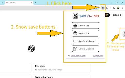 SAVE ChatGPT from Chrome web store to be run with OffiDocs Chromium online SAVE ChatGPT from Chrome web store to be run with OffiDocs Chromium online