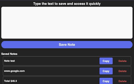Save information temporarily. from Chrome web store to be run with OffiDocs Chromium online Save information temporarily. from Chrome web store to be run with OffiDocs Chromium online