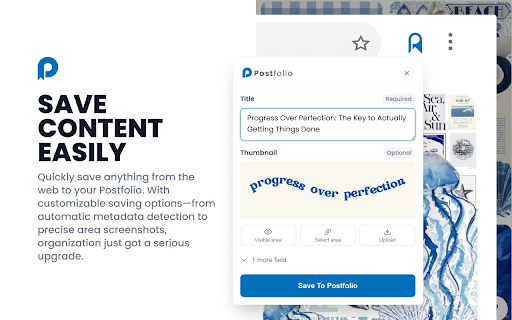 Save to Postfolio from Chrome web store to be run with OffiDocs Chromium online Save to Postfolio from Chrome web store to be run with OffiDocs Chromium online