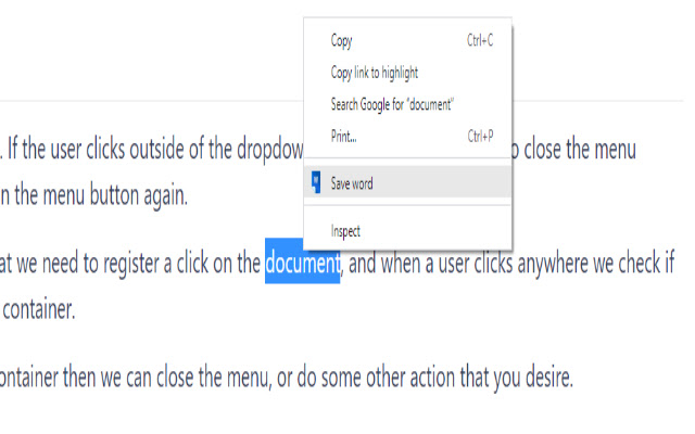 Save Words from Chrome web store to be run with OffiDocs Chromium online Save Words from Chrome web store to be run with OffiDocs Chromium online