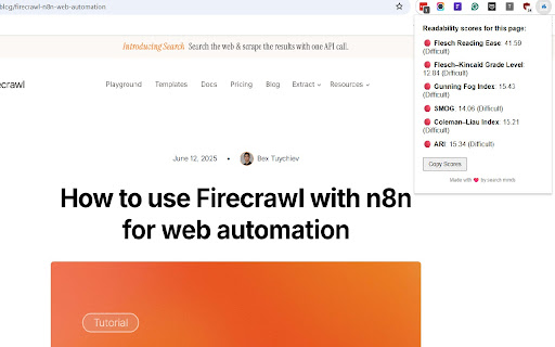 ScoreMyText from Chrome web store to be run with OffiDocs Chromium online ScoreMyText from Chrome web store to be run with OffiDocs Chromium online