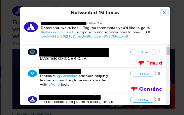 SCoRe+ Spotting Collusive Retweeters from Chrome web store to be run with OffiDocs Chromium online SCoRe+ Spotting Collusive Retweeters from Chrome web store to be run with OffiDocs Chromium online