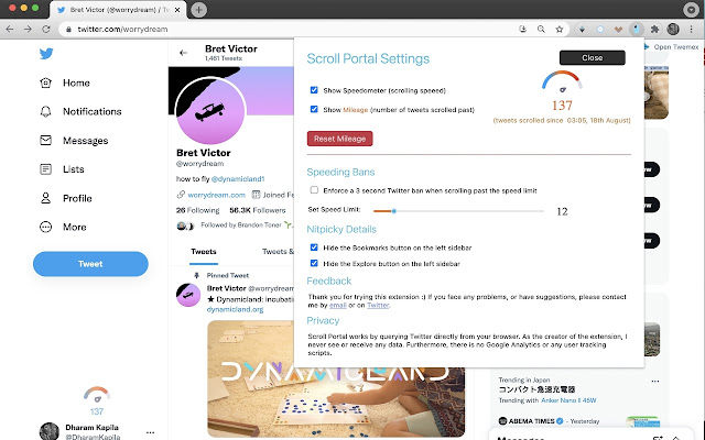 Scroll Portal from Chrome web store to be run with OffiDocs Chromium online Scroll Portal from Chrome web store to be run with OffiDocs Chromium online