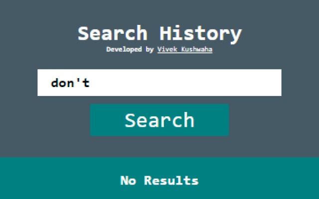 Search History from Chrome web store to be run with OffiDocs Chromium online Search History from Chrome web store to be run with OffiDocs Chromium online