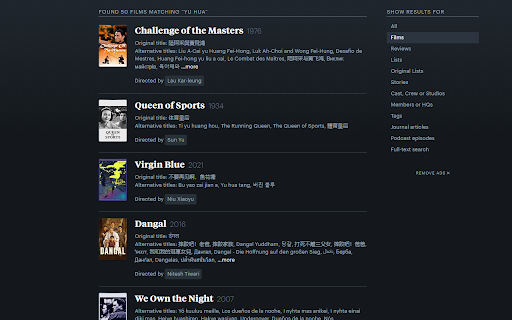 Search Letterboxd from Chrome web store to be run with OffiDocs Chromium online Search Letterboxd from Chrome web store to be run with OffiDocs Chromium online