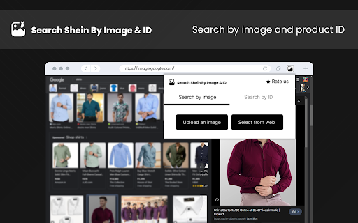 Search Shein by Image ID from Chrome web store to be run with OffiDocs Chromium online Search Shein by Image ID from Chrome web store to be run with OffiDocs Chromium online