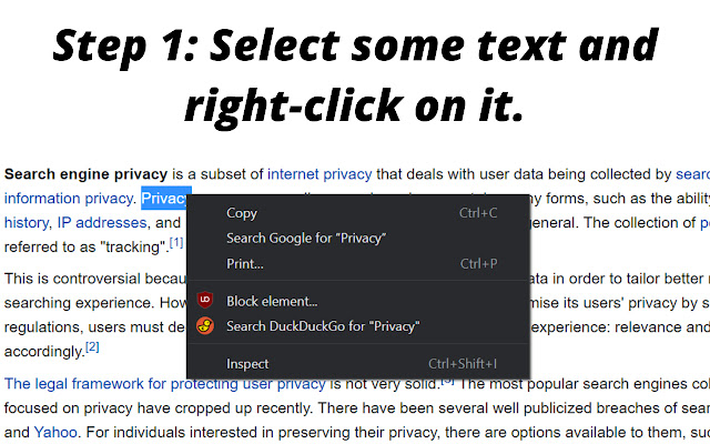 Search With DuckDuckGo from Chrome web store to be run with OffiDocs Chromium online Search With DuckDuckGo from Chrome web store to be run with OffiDocs Chromium online