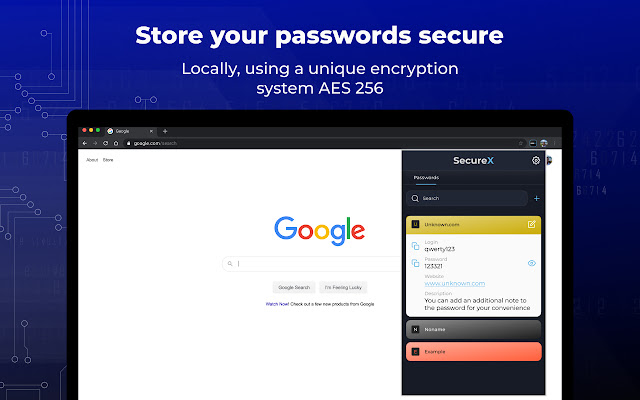 SecureX from Chrome web store to be run with OffiDocs Chromium online SecureX from Chrome web store to be run with OffiDocs Chromium online