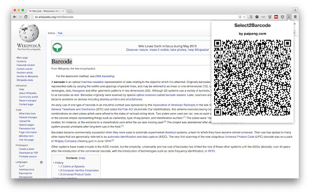 Select2Barcode from Chrome web store to be run with OffiDocs Chromium online Select2Barcode from Chrome web store to be run with OffiDocs Chromium online