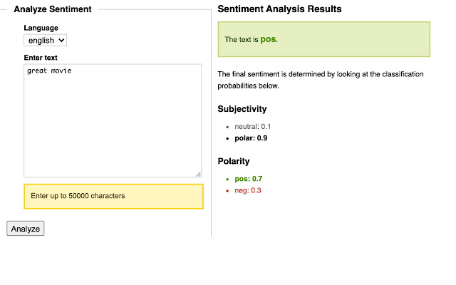 Sentimeter from Chrome web store to be run with OffiDocs Chromium online Sentimeter from Chrome web store to be run with OffiDocs Chromium online