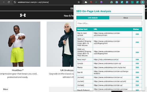 SEO On Page Link Analysis from Chrome web store to be run with OffiDocs Chromium online SEO On Page Link Analysis from Chrome web store to be run with OffiDocs Chromium online