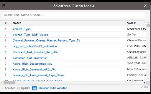 SF Custom Label Finder from Chrome web store to be run with OffiDocs Chromium online SF Custom Label Finder from Chrome web store to be run with OffiDocs Chromium online