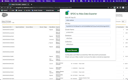 SFDC to Atlas Data Exporter from Chrome web store to be run with OffiDocs Chromium online SFDC to Atlas Data Exporter from Chrome web store to be run with OffiDocs Chromium online