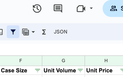 Sheets to JSON from Chrome web store to be run with OffiDocs Chromium online Sheets to JSON from Chrome web store to be run with OffiDocs Chromium online