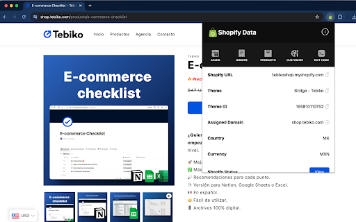 Shop Detector by Tebiko from Chrome web store to be run with OffiDocs Chromium online Shop Detector by Tebiko from Chrome web store to be run with OffiDocs Chromium online