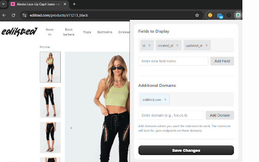 Shopify Admin JSON Fields Viewer from Chrome web store to be run with OffiDocs Chromium online Shopify Admin JSON Fields Viewer from Chrome web store to be run with OffiDocs Chromium online