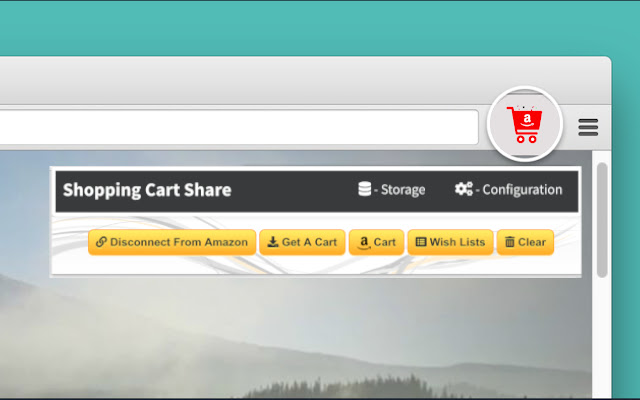 Shopping Cart Share For Amazon from Chrome web store to be run with OffiDocs Chromium online Shopping Cart Share For Amazon from Chrome web store to be run with OffiDocs Chromium online