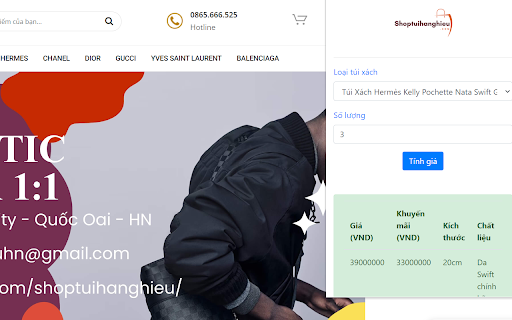 Shop túi hàng hiệu from Chrome web store to be run with OffiDocs Chromium online Shop túi hàng hiệu from Chrome web store to be run with OffiDocs Chromium online