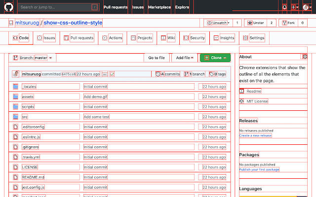 Show CSS Outline Style from Chrome web store to be run with OffiDocs Chromium online Show CSS Outline Style from Chrome web store to be run with OffiDocs Chromium online