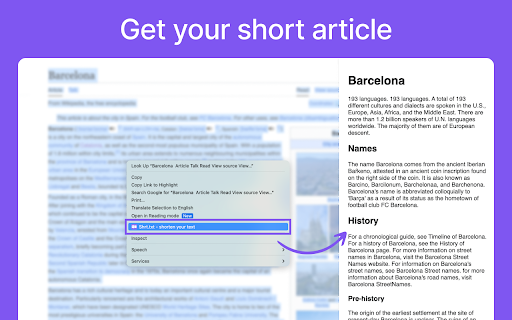 Shrt.txt — Summarize text, shorten any text from Chrome web store to be run with OffiDocs Chromium online Shrt.txt — Summarize text, shorten any text from Chrome web store to be run with OffiDocs Chromium online