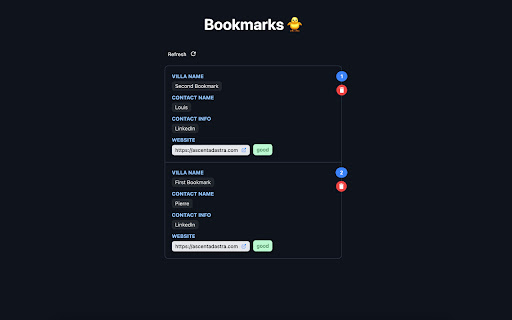 Side Bookmarks from Chrome web store to be run with OffiDocs Chromium online Side Bookmarks from Chrome web store to be run with OffiDocs Chromium online