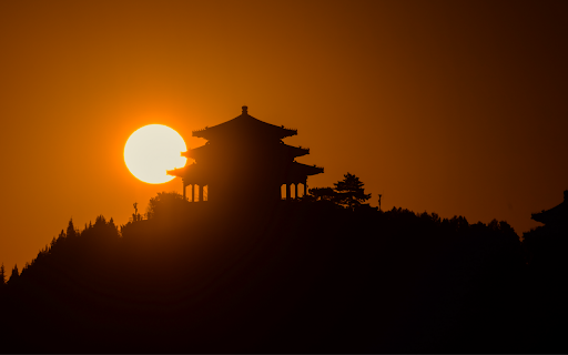 Silhouetted Pagoda Sunrise from Chrome web store to be run with OffiDocs Chromium online Silhouetted Pagoda Sunrise from Chrome web store to be run with OffiDocs Chromium online
