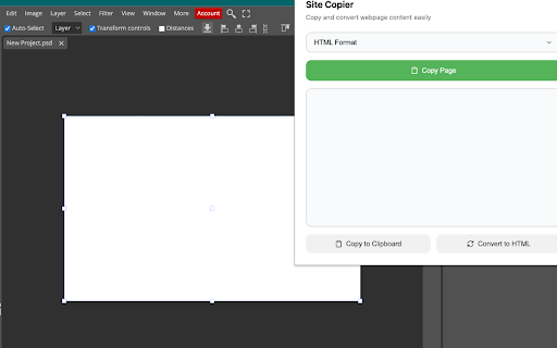 Simple Site Copier with JSX from Chrome web store to be run with OffiDocs Chromium online Simple Site Copier with JSX from Chrome web store to be run with OffiDocs Chromium online