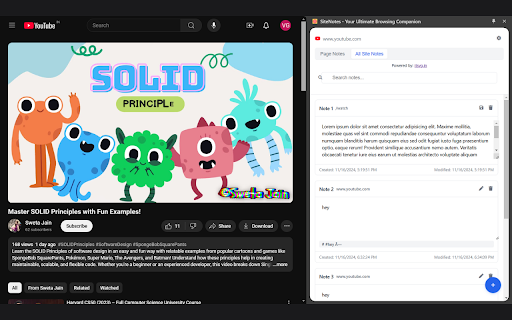 SiteNotes Your Ultimate Browsing Companion from Chrome web store to be run with OffiDocs Chromium online SiteNotes Your Ultimate Browsing Companion from Chrome web store to be run with OffiDocs Chromium online
