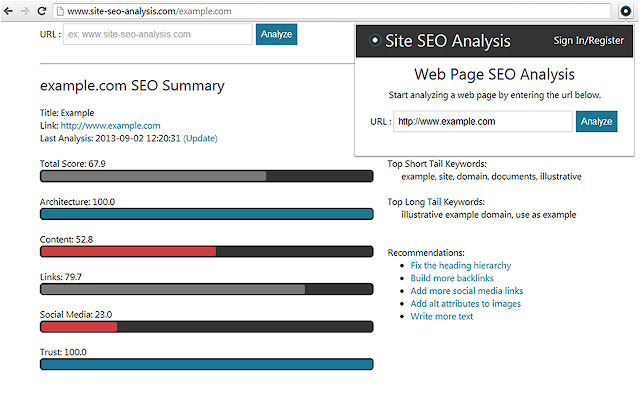 Site SEO Analysis from Chrome web store to be run with OffiDocs Chromium online Site SEO Analysis from Chrome web store to be run with OffiDocs Chromium online