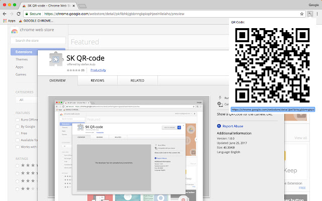 SK QR code from Chrome web store to be run with OffiDocs Chromium online SK QR code from Chrome web store to be run with OffiDocs Chromium online