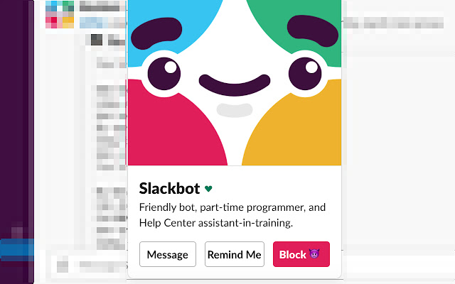 Slack Block User from Chrome web store to be run with OffiDocs Chromium online Slack Block User from Chrome web store to be run with OffiDocs Chromium online