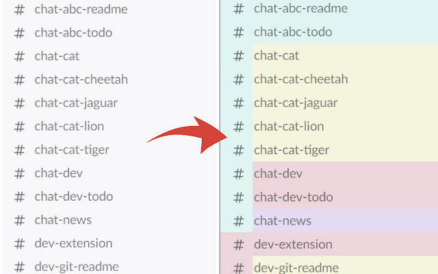 Slack Channels Group Color from Chrome web store to be run with OffiDocs Chromium online Slack Channels Group Color from Chrome web store to be run with OffiDocs Chromium online