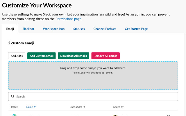 Slack Custom Emoji Manager from Chrome web store to be run with OffiDocs Chromium online Slack Custom Emoji Manager from Chrome web store to be run with OffiDocs Chromium online