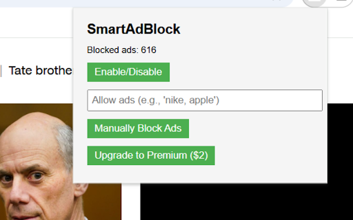 SmartAdBlock from Chrome web store to be run with OffiDocs Chromium online SmartAdBlock from Chrome web store to be run with OffiDocs Chromium online