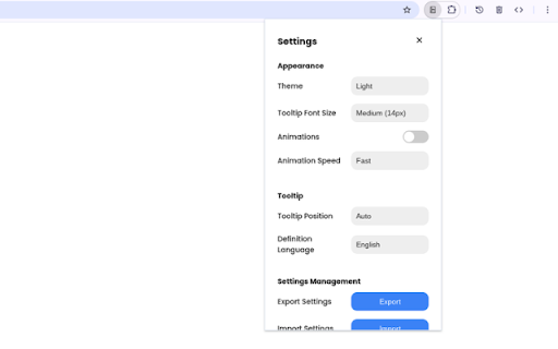 Smart Dictionary for Chrome from Chrome web store to be run with OffiDocs Chromium online Smart Dictionary for Chrome from Chrome web store to be run with OffiDocs Chromium online