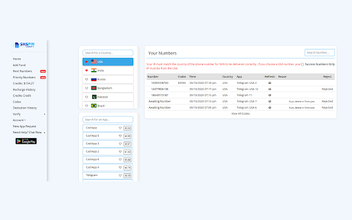 SMS Pin Verify from Chrome web store to be run with OffiDocs Chromium online SMS Pin Verify from Chrome web store to be run with OffiDocs Chromium online