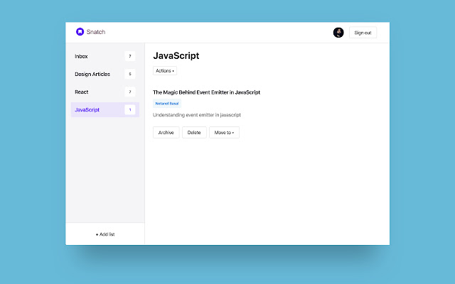 Snatch from Chrome web store to be run with OffiDocs Chromium online Snatch from Chrome web store to be run with OffiDocs Chromium online