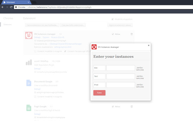 SN Instances manager from Chrome web store to be run with OffiDocs Chromium online SN Instances manager from Chrome web store to be run with OffiDocs Chromium online