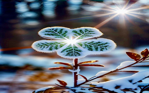 Snowflake leaf wallpaper from Chrome web store to be run with OffiDocs Chromium online Snowflake leaf wallpaper from Chrome web store to be run with OffiDocs Chromium online