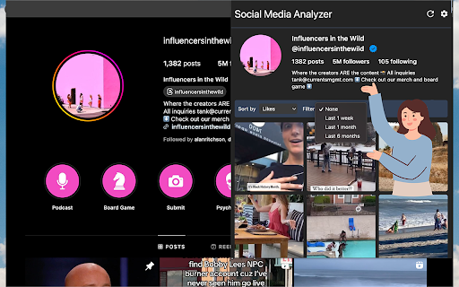 Social Media Analyzer from Chrome web store to be run with OffiDocs Chromium online Social Media Analyzer from Chrome web store to be run with OffiDocs Chromium online