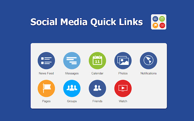 Social Media Quick Links from Chrome web store to be run with OffiDocs Chromium online Social Media Quick Links from Chrome web store to be run with OffiDocs Chromium online
