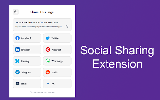 Social Share Extension from Chrome web store to be run with OffiDocs Chromium online Social Share Extension from Chrome web store to be run with OffiDocs Chromium online