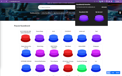 Soundboardly from Chrome web store to be run with OffiDocs Chromium online Soundboardly from Chrome web store to be run with OffiDocs Chromium online