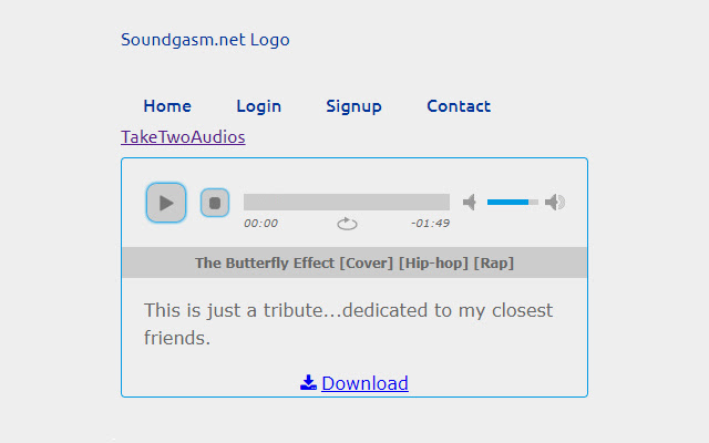 Soundgasm download button from Chrome web store to be run with OffiDocs Chromium online Soundgasm download button from Chrome web store to be run with OffiDocs Chromium online
