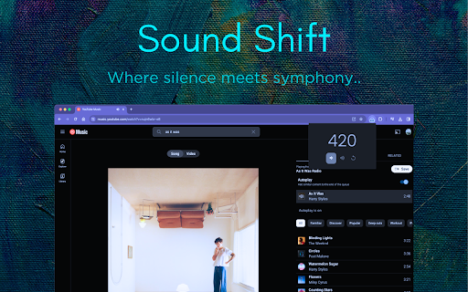 Sound Shift from Chrome web store to be run with OffiDocs Chromium online Sound Shift from Chrome web store to be run with OffiDocs Chromium online